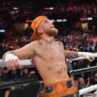 Jake Paul après sa victoire face à Tyron Woodley 