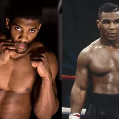 Mike Tyson et Anthony Joshua