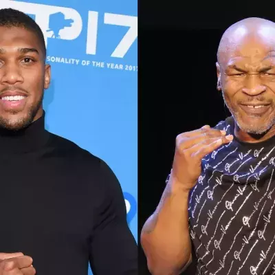 Mike Tyson et Anthony Joshua