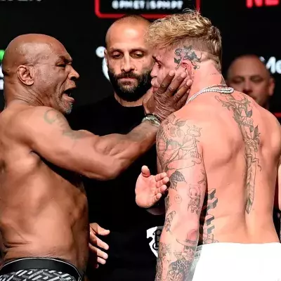 Mike Tyson gifle Jake Paul avant leur combat prévu ce vendredi 15 novembre au Texas.