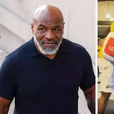 Mike Tyson s'entraine avec Rafael Cordeiro. 