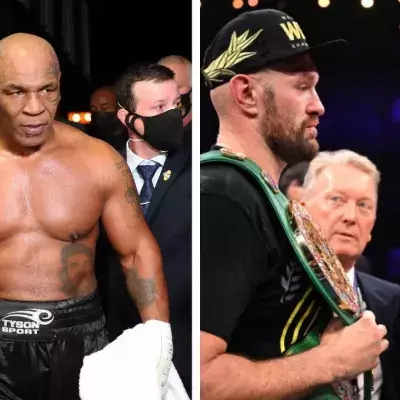 Mike Tyson voit Tyson Fury s'imposer face à Oleksandr Usyk. 