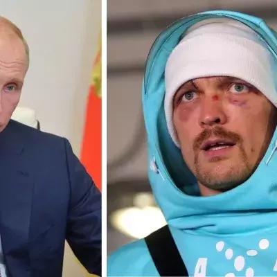 Oleksandr Usyk a rejoint l'Ukraine pour défendre son pays face à l'invasion russe. 