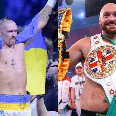Oleksandre Usyk et Tyson Fury 