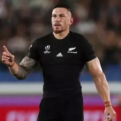 Sonny Bill Williams avec l'équipe de Nouvelle-Zélande. 