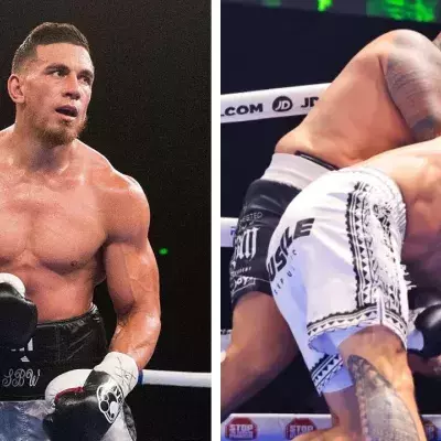 Sonny Bill Williams a été battu par Mark Hunt dans le 4ème round.