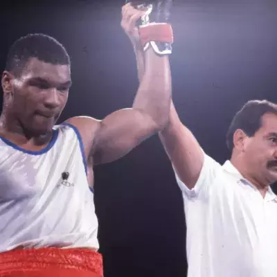 Mike Tyson durant sa carrière chez les amateurs. 