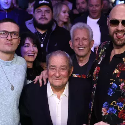 Tyson Fury, Bob Arum et Oleksandr Usyk