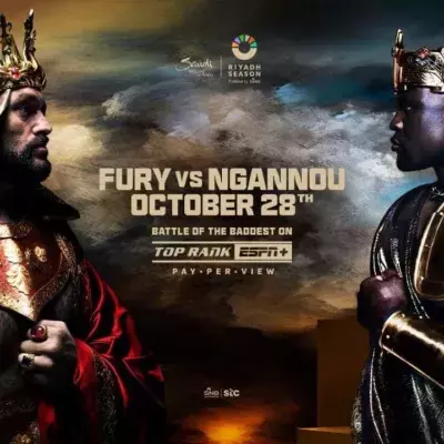 Tyson Fury et Francis  Ngannou s'affronteront ce samedi 28 octobre en boxe anglaise. 