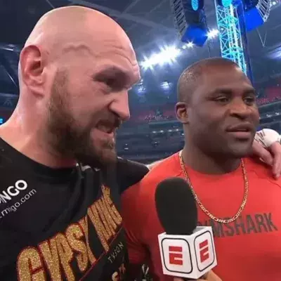 Tyson Fury et Francis Ngannou vont s'affronter en boxe anglaise le 28 octobre. 