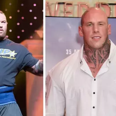 Un combat entre Hafthor Bjornsson et Martyn Ford 