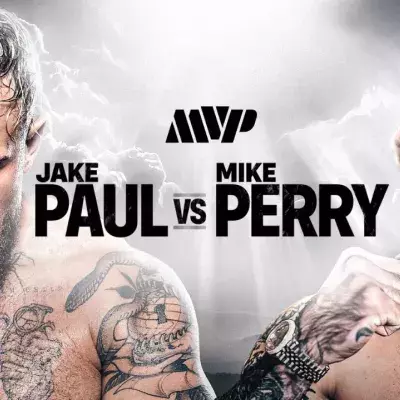 Visuel officiel du combat Jake Paul vs Mike Perry 