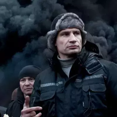Vitali Klitscho a pris les armes pour défendre son pays natal. 