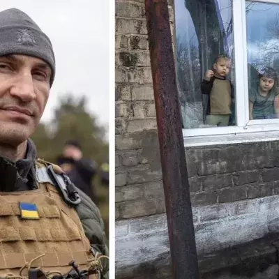Wladimir Klitschko est présent sur le front en Ukraine. 