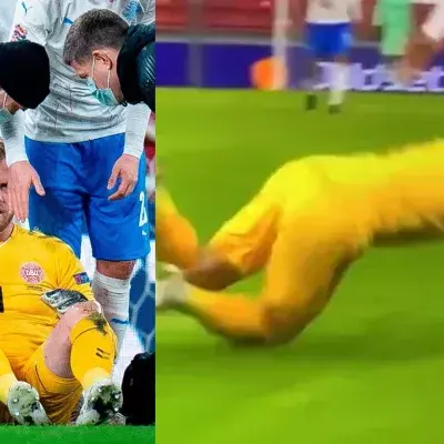 Ce gardien se prend un énorme KO lors d'un match de la Ligue des Nations