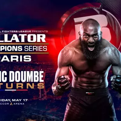 Cédric Doumbé affrontera Derek Anderson au Bellator Paris. 
