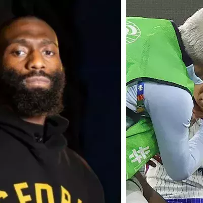 Cédric Doumbé a soutenu Kylian Mbappé après sa blessure face à l'Autriche.