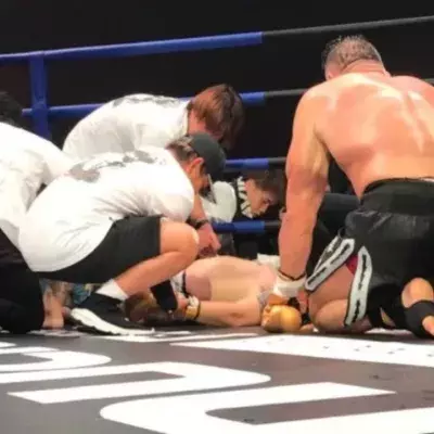 Jérôme Le Banner s'est imposé par KO face à Tuki Kaneeda ce dimanche 30 juin. 