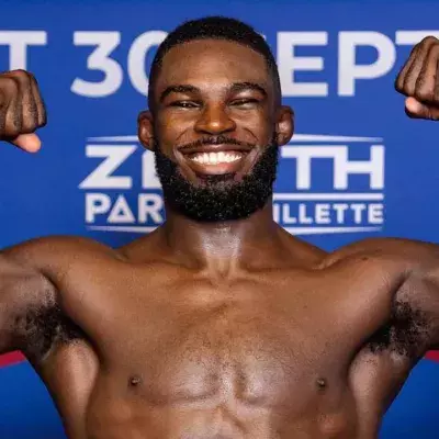 Jordan Zébo à la pesée du PFL