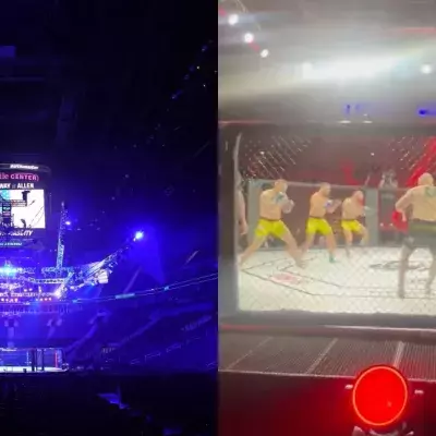 Octogone/ Combat de MMA en 3vs3