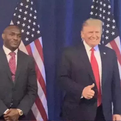 Kamaru Usman et Donald Trump