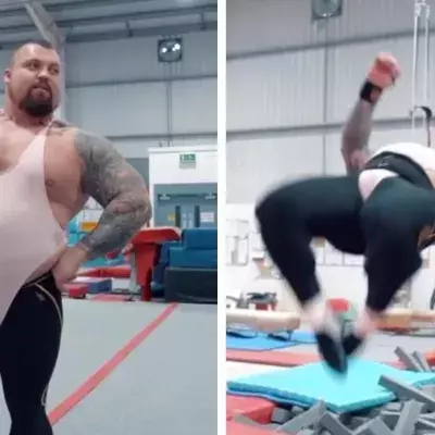 The Beast surprend tout le monde avec un monstrueux back flip !