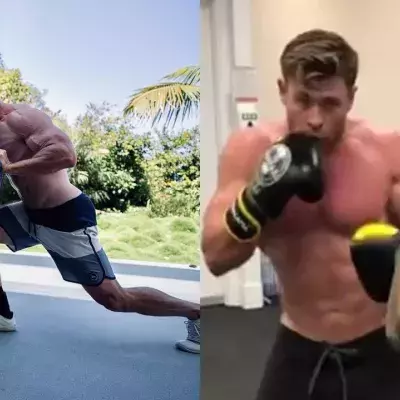 Chris Hemswroth muscu entraînement Thor 4
