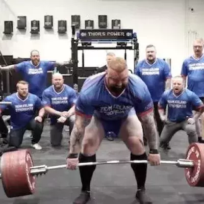  La Montagne tout proche d'un nouveau record en deadlift !