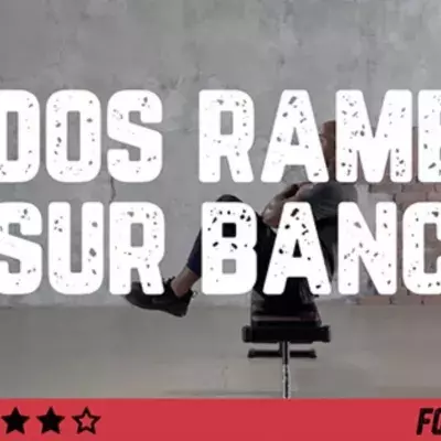 Abdos rameur sur banc