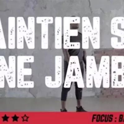 Maintien sur une jambe