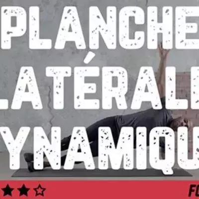 Planche latérale dynamique : exercice pour travailler ses abdominaux