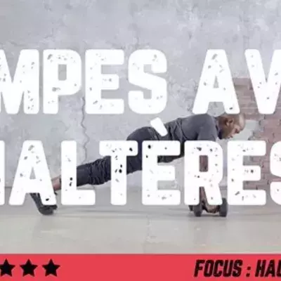 Pompes avec haltères : exercice pour muscler ses pectoraux