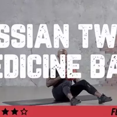 Russian Twist medicine ball