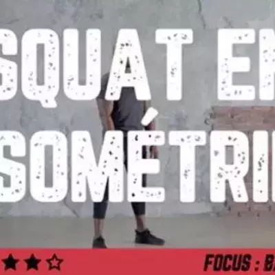 Squats en isométrie