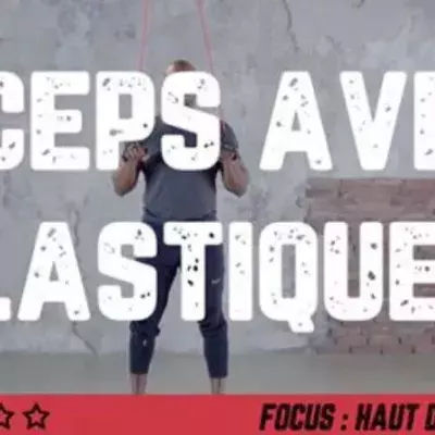 Triceps avec élastique
