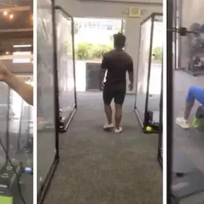 Cette salle de sport a trouvé une solution étonnante pour protéger ses usagers à la réouverture