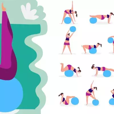 Exercices avec ballon : pilate, abdos, yoga, fitness... Que faire avec un ballon lesté ?
