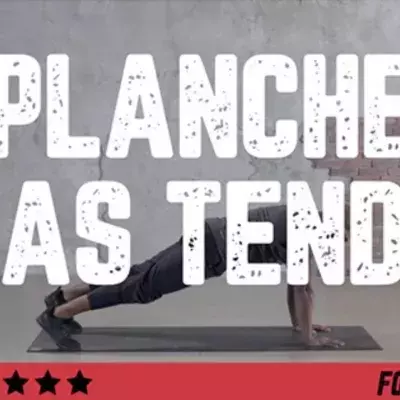 Planche bras tendus