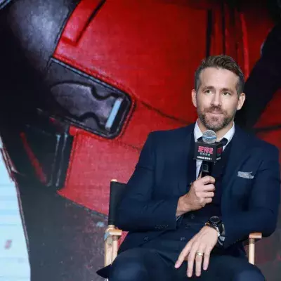 Ryan Reynolds lors de la présentation de Deadpool à Pékin 