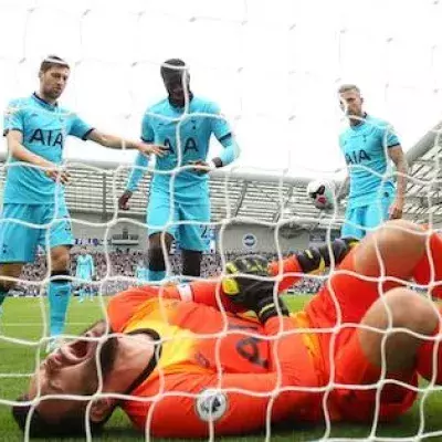 Hugo Lloris s'est lourdement blessé au coude après une mauvaise réception