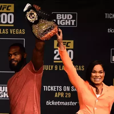 Amanda Nunes et Jon Jones 