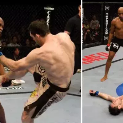 Anderson Silva met KO Forrest Griffin