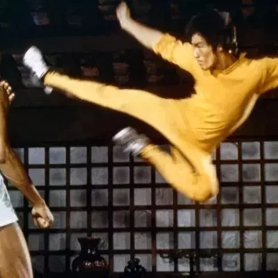 Bruce Lee et Kareem Abdul Jabbar dans "Le Jeu de la Mort"
