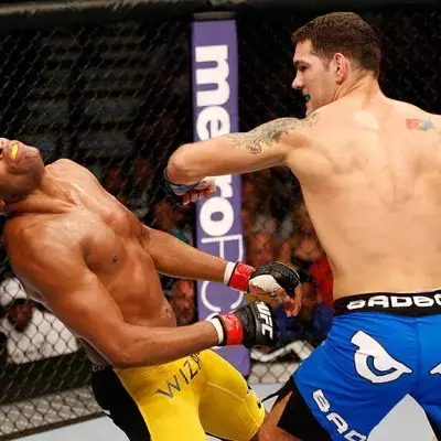 Chris Weidman met KO Anderson Silva