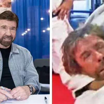 Chuck Norris a fait face à Rickson Gracie, légende du MMA et du combat libre. 