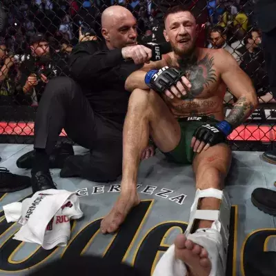 Conor McGregor interviewé par Joe Rogan à l'UFC 264 