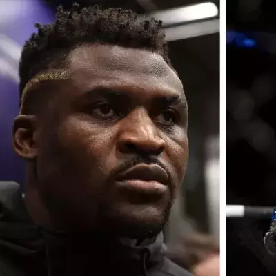 Francis Ngannou et Ciryl Gane. 