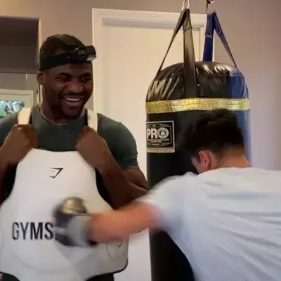 Francis Ngannou et Ryan Garcia 