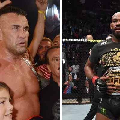 Jérôme Le Banner et Jon Jones ont passé du temps ensemble au Daghestan. 