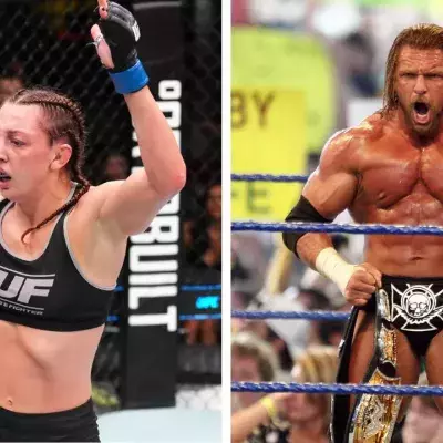 Juliana Miller a rendu hommage à Triple H avec sa victoire à l'UFC. 